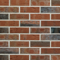 Клинкерный кирпич ABC Klinkergruppe - Grafschafter rot-kohlebrand, 0858