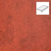 Клинкерная балконная плитка флорентинер ABC-Klinkergruppe - Granit Rot, 240х115х52х10mm