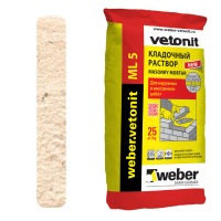 Цветные кладочные растворы weber.vetonit ML5
