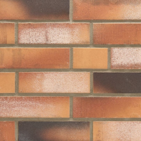 Рядовая клинкерная плитка STRÖHER KONTUR WS - 492 ORANGE-BUNT