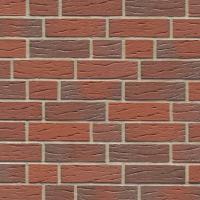 Клинкерный кирпич ABC Klinkergruppe - Emden rot-bunt kohlebrand genarbt besandet, 8105