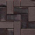 Тротуарный кирпич MUHR - Nr. 15 Schwarz-bunt Edelglanz