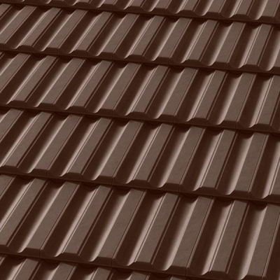 Керамическая черепица Borja TECH Technica 10, Chocolate, Tejas Borja, рядовая черепица