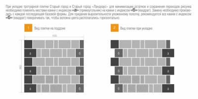 Тротуарная плитка BRAER - СТАРЫЙ ГОРОД ЛАНДХАУС COLOR MIX «Эверест»