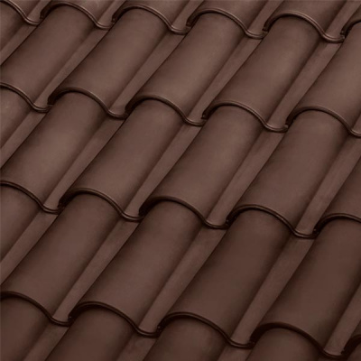 Керамическая черепица Borja TECH TB 10, Chocolate, Tejas Borja, рядовая черепица