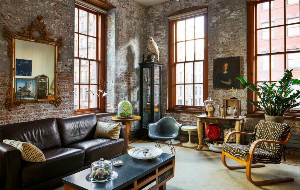 интерьер в стиле loft